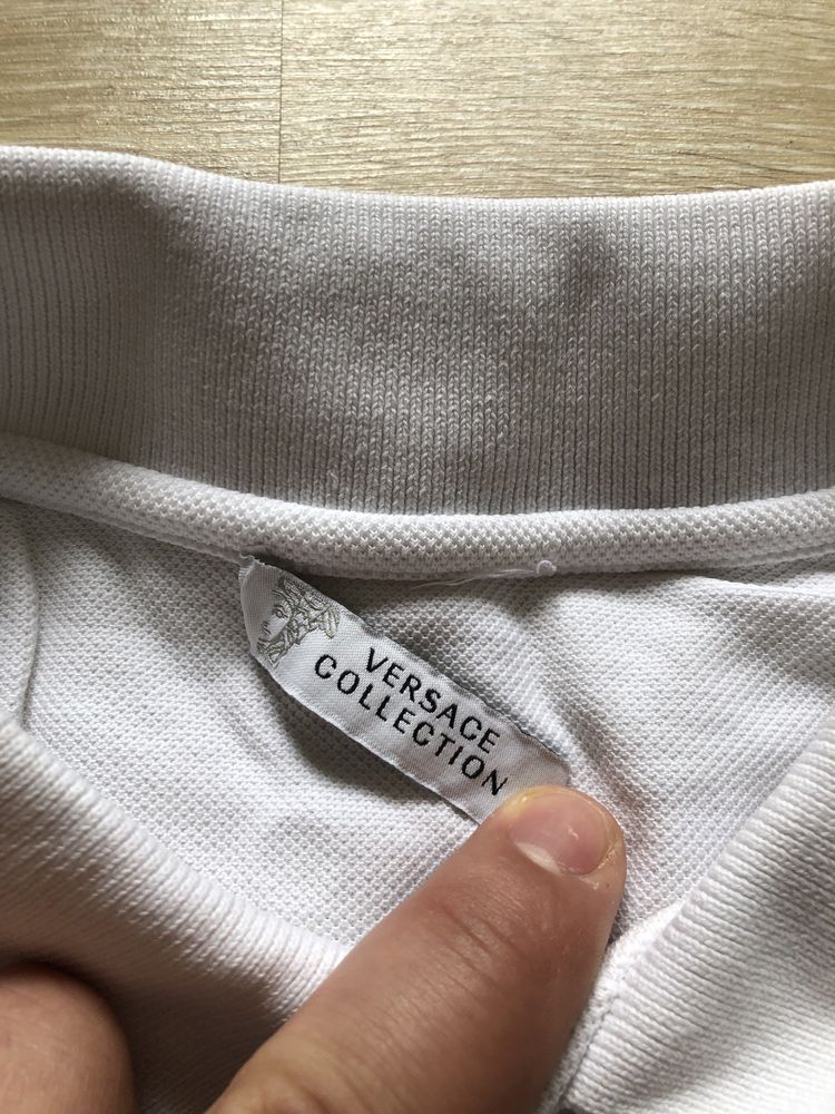 Gianni Versace Collection Medusa logo polo tee футболка поло