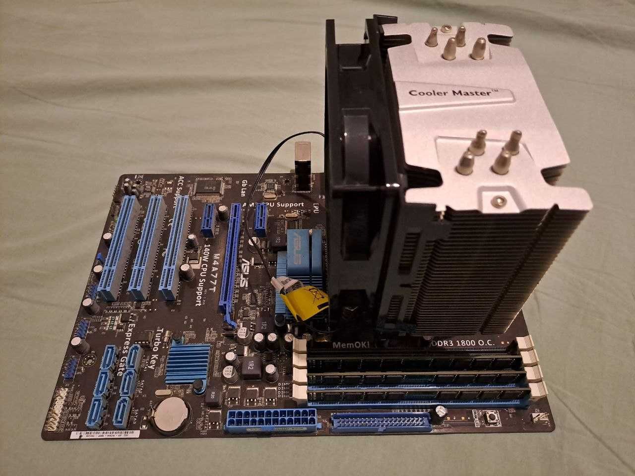 Procesor AMD Phenom II X6 1090T + płyta główna,ram,cooler