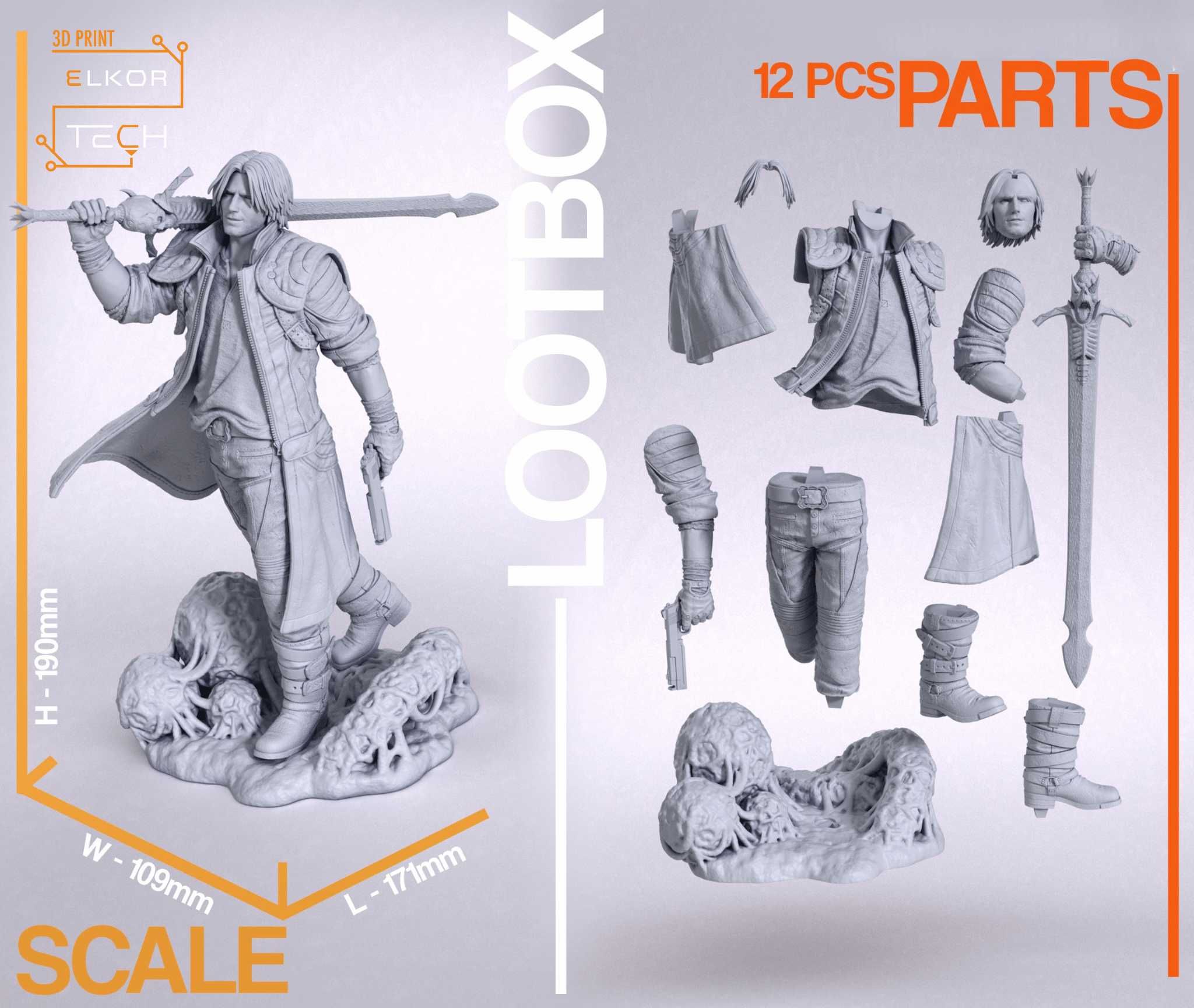 Dante z Devil May Cry – Figurka Kolekcjonerska