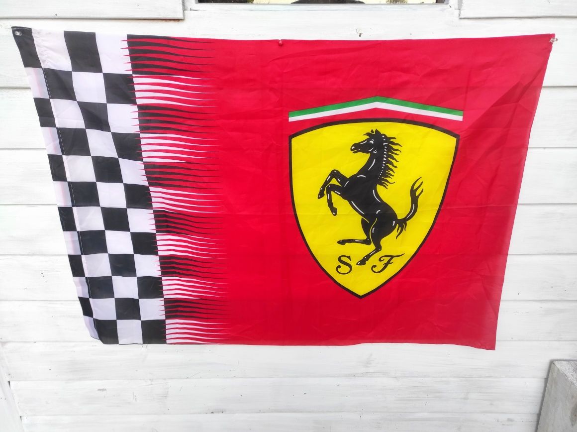 Oryginalna flaga Ferrari, F1  Italia, Wlochy