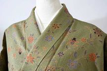 Vintage Jedwabne Kimono 100% Autentyczne Z Japonii