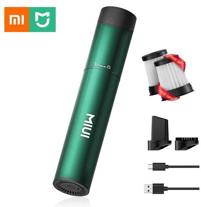 Портативний акумуляторний пилосос Xiaomi MIUI XT01B (Green)+подарунок