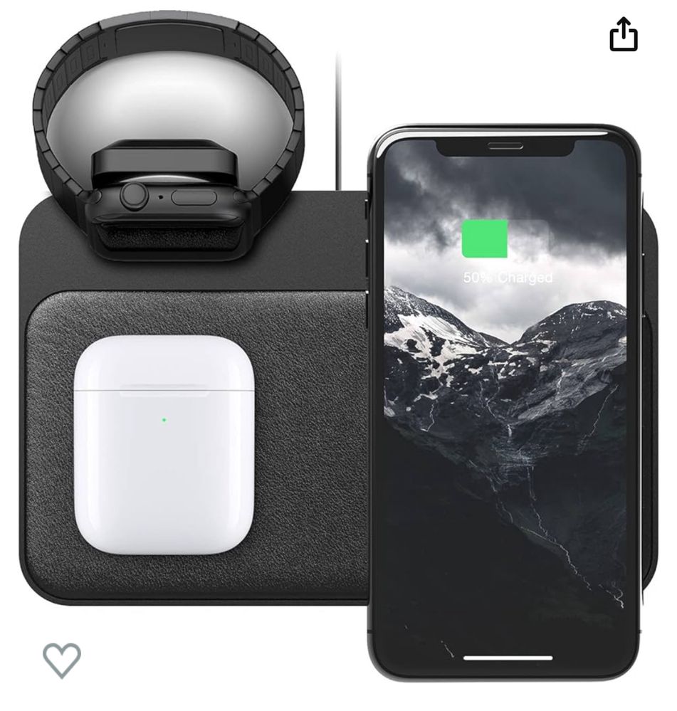 Безпровідна зарядка Nomad base station for apple watch