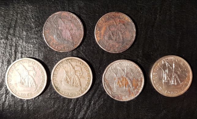 Moedas 5$00 (Bom Estado) 1965/1966 /1967/1976/1980/1983