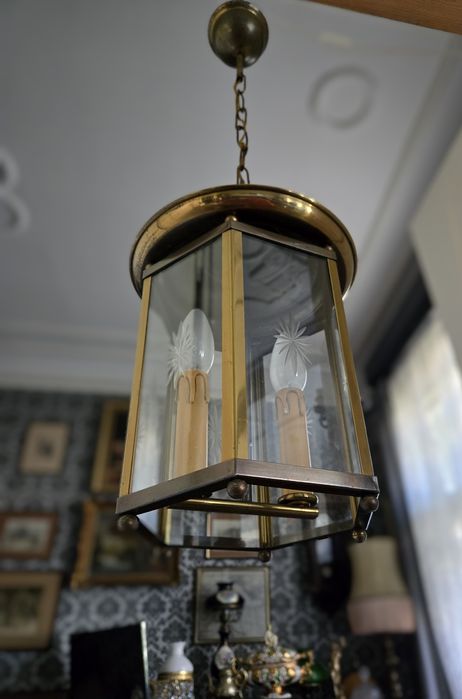 Lampa wisząca żyrandol latarenka Kalisz
