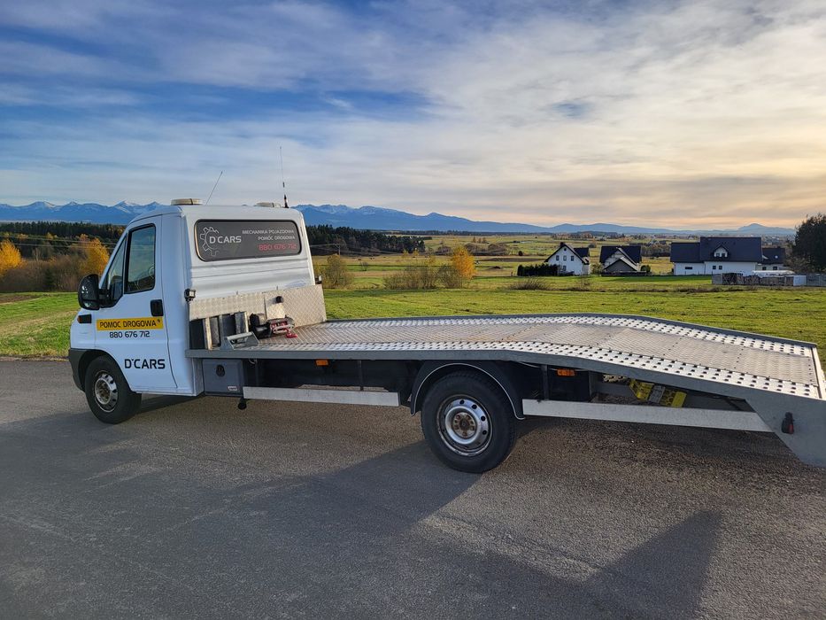 Autolaweta Peugeot Boxer 2.8, najazd 5m, poduszki,   pomoc drogowa,