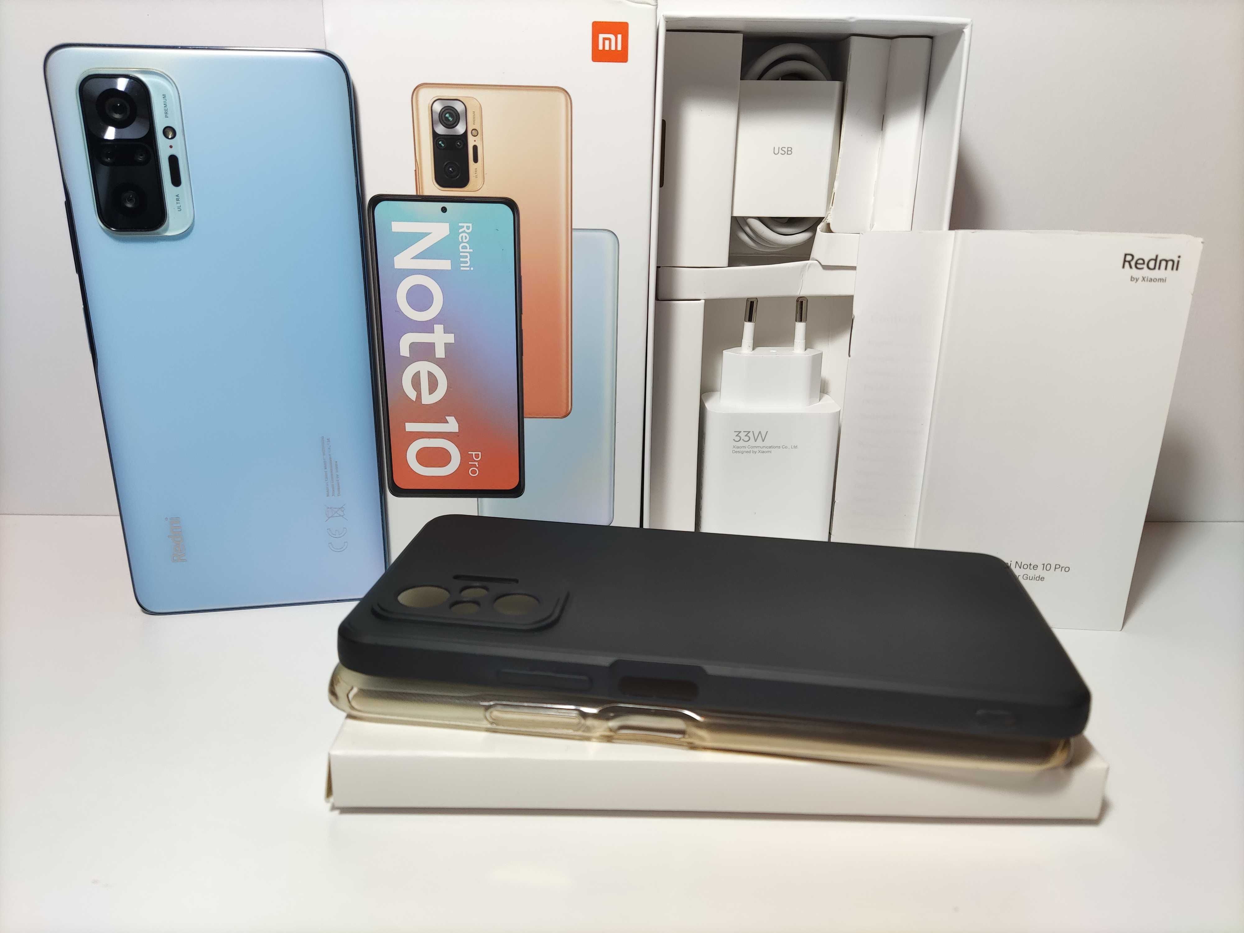 Xiaomi Redmi Note 10 Pro 8+3/128GB Glacier Blue. 120hz.