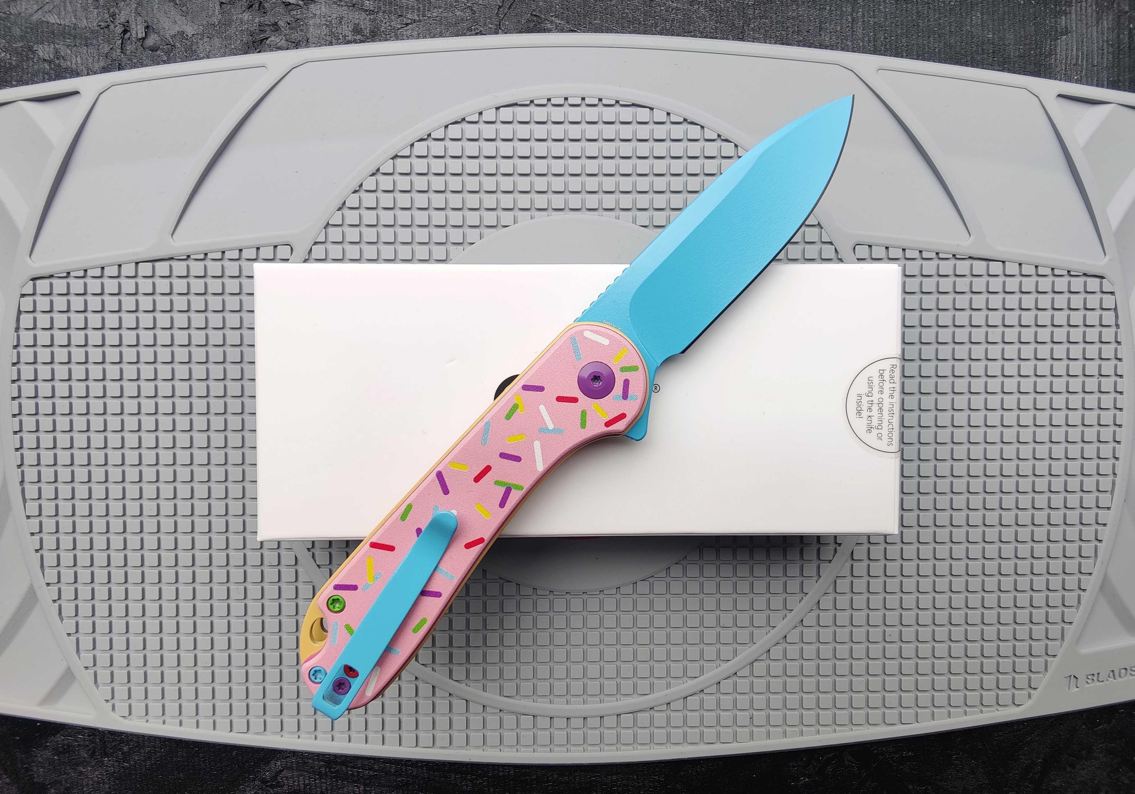 Складний ніж Civivi Dessert Warrior Elementum II Pink G10 Donut