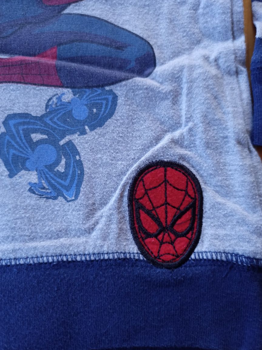 104 Smyk Spiderman Marvel bluza bluzka koszulka chłopiec długi rękaw