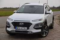 Hyundai Kona ORYGINAŁ~ Navi ~ Pół skóra~ Full Led~ Kamera~Radar~Grzane fotele