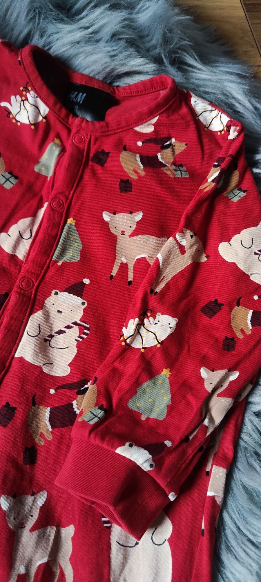 Piżama świąteczna h&m 92 unisex