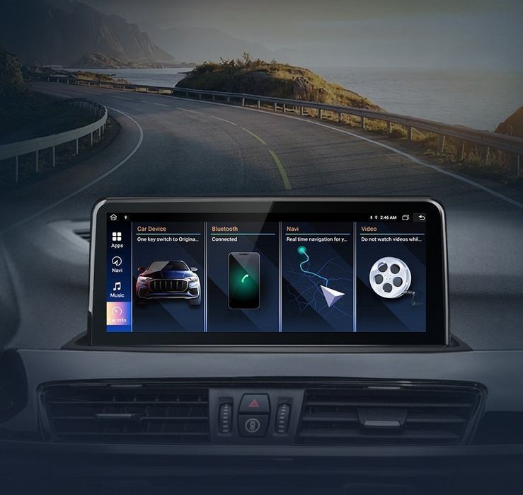 Radio nawigacja BMW X1 F48 CarPlay DSP Android Auto