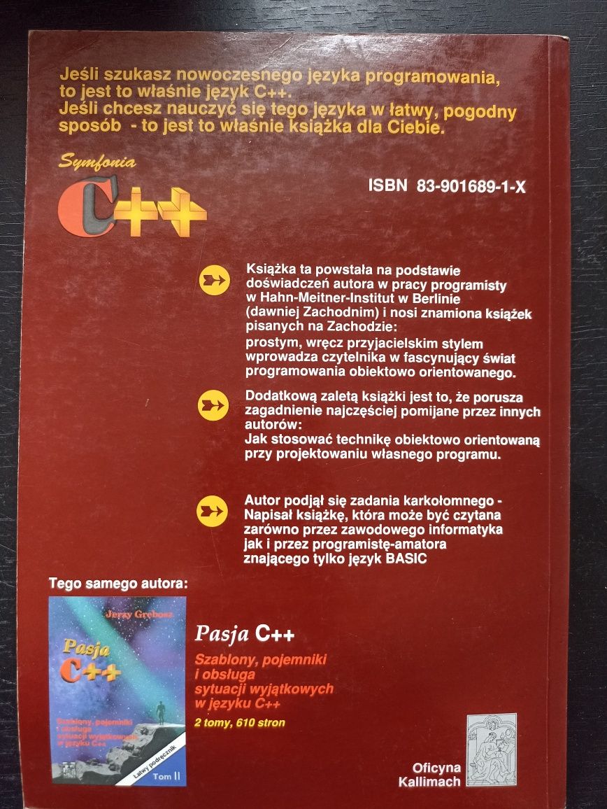 Symfonia C++, J. Grębosz
