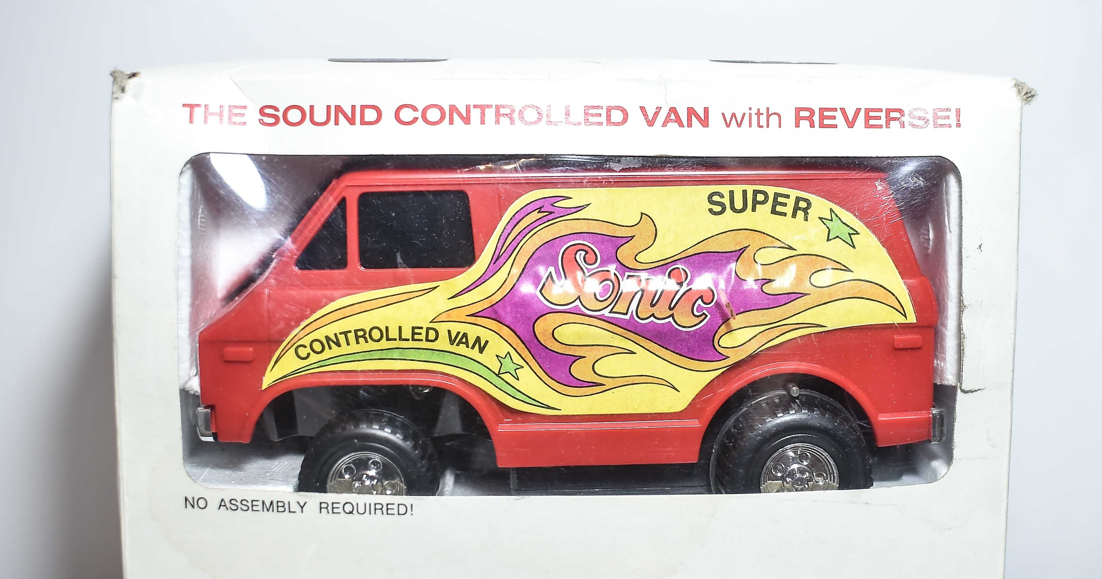 1970’s Plastic Super Sonic Van Radio Controlled Hong Kong Boxed