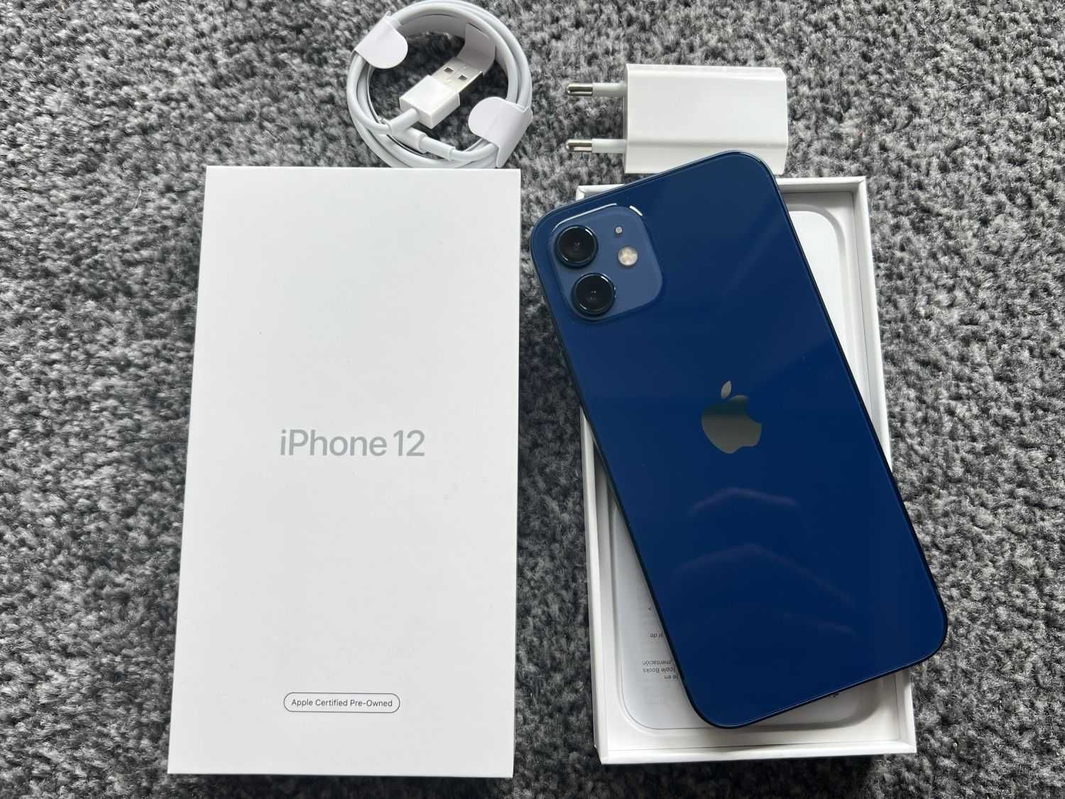 iPhone 12 64GB PACIFIC BLUE NIEBIESKI Bateria 97% Gwarancja FV