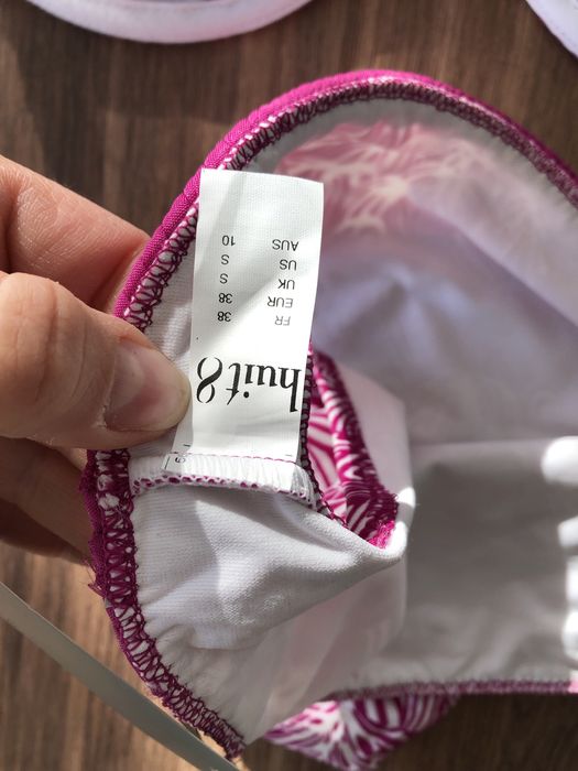 Strój nowy r.M 70D fuksjowo - biały