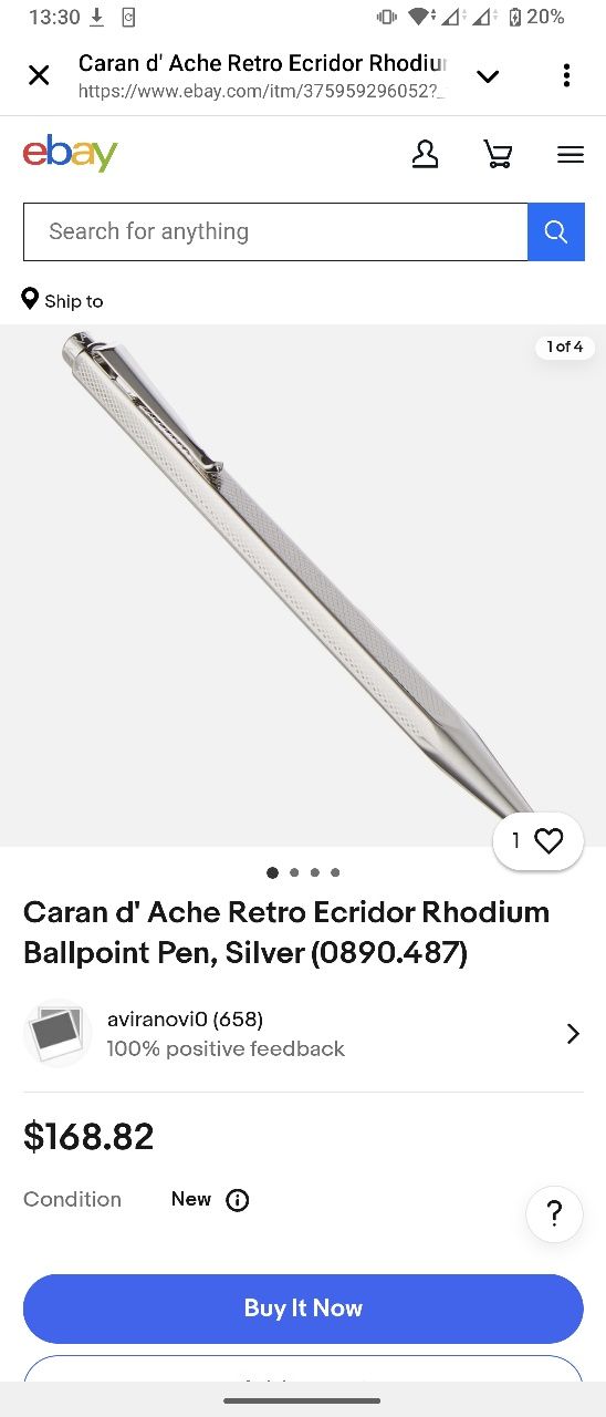 Caran d' Ache Retro Ecridor