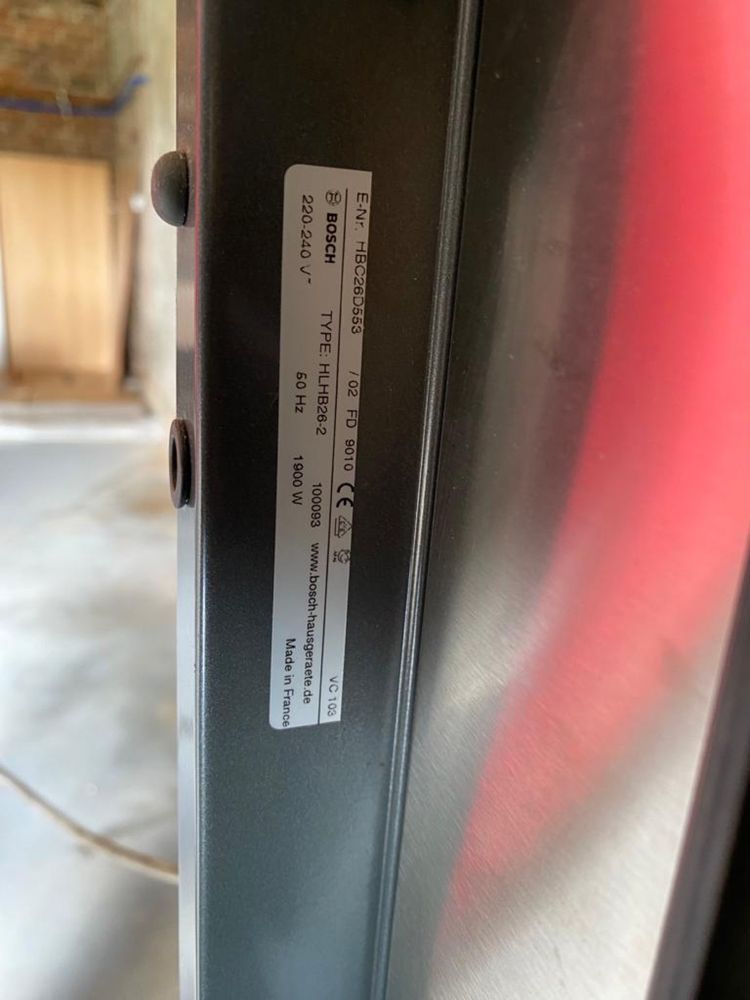 Bosch parowar do zabudowy, piekarnik z funkcją pary hbc26d553
