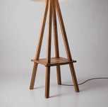 Stelaż drewniany lampa drewniana stojak drewno bukowe lampa bukowa