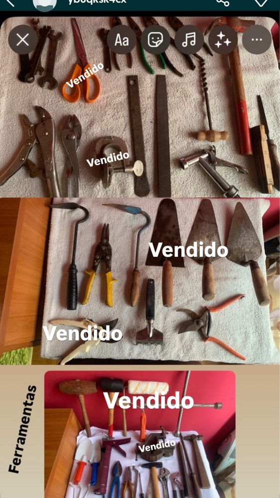 Ferramentas preço a combinar bom para os dois mp