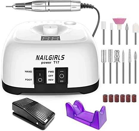 Frezarka do paznokci NAILGIRLS POWER T17