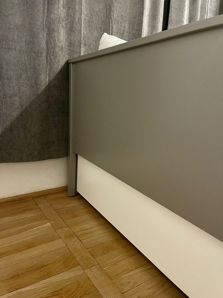 KOMPLET Łóżko hemnes + szafa brusali IKEA