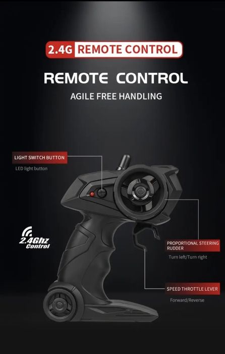 Радіокерована машинка позашляховик Hotdeer Off-Roader пульт авто баггі