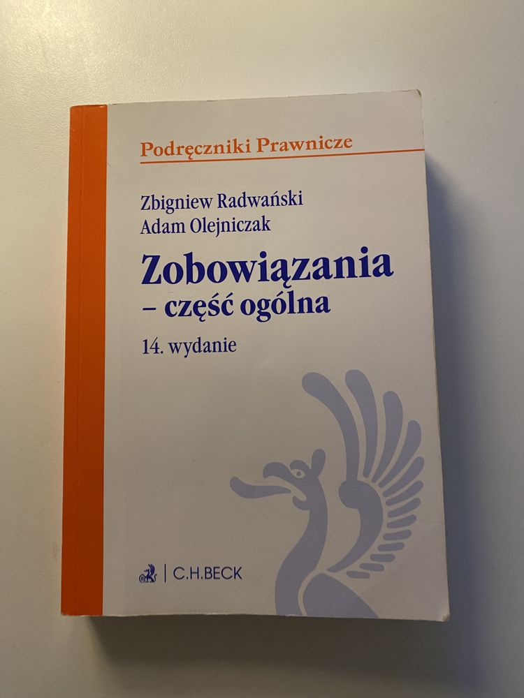 Zobowiązania- część ogólna Z. Radwański A. Olejniczak 14 wydanie