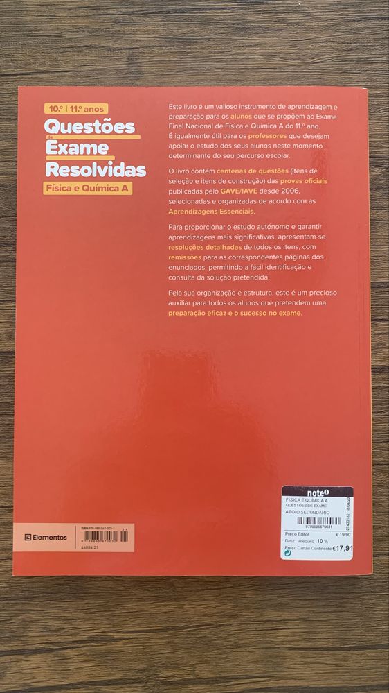 Manual Questoes Exame Resolvidas - Exame 11 FQ