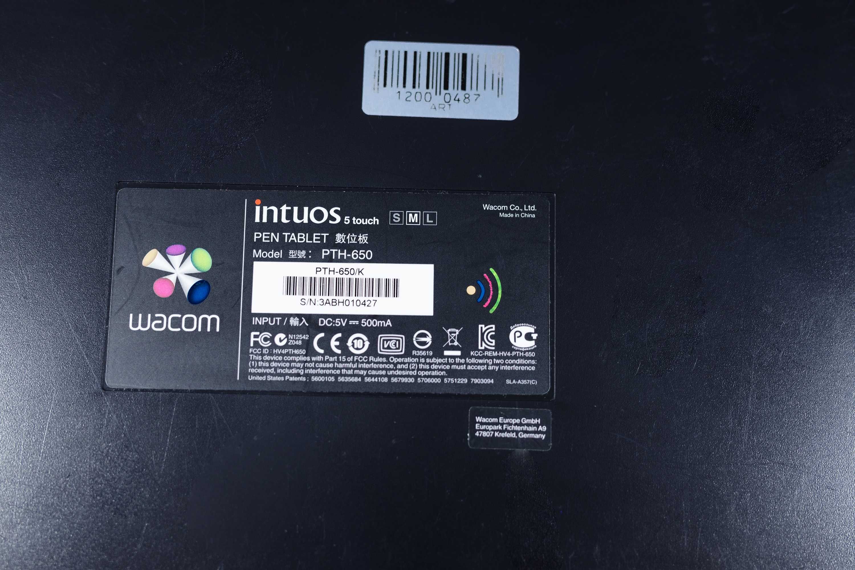 wacom intuos 5 touch rozmiar M, PTH-650/K