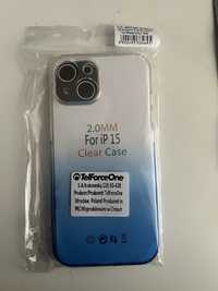 Nakładka Gradient 2mm iPhone 15 6,1 niebieska