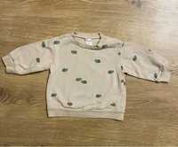 Beżowa bluza niemowlęca marki H&M rozmiar 74 cm