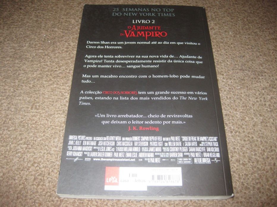 Livro "O Ajudante do Vampiro" de Darren Shan