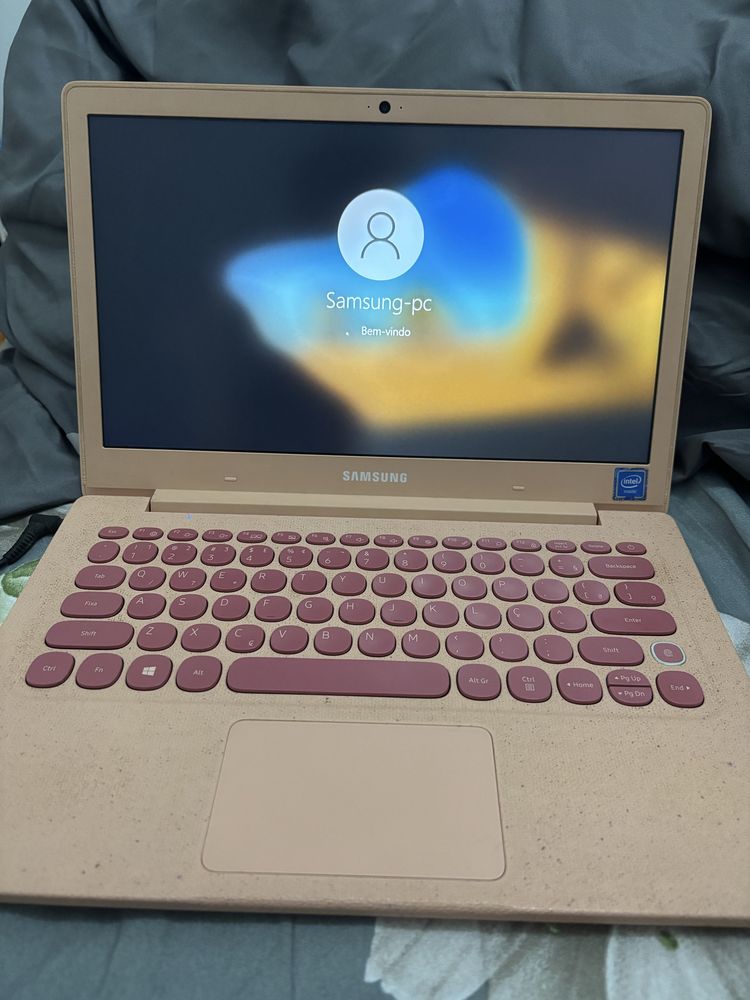 Portátil Samsung Flash Rosé - Ler Descrição