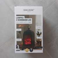 lampka z kominkiem LED - nowa