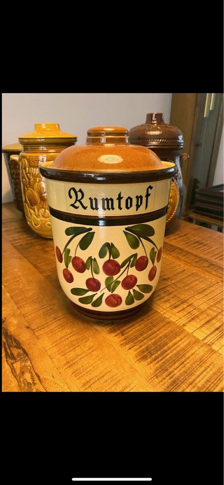 Rumtopf pojemnik/garnek ceramiczny