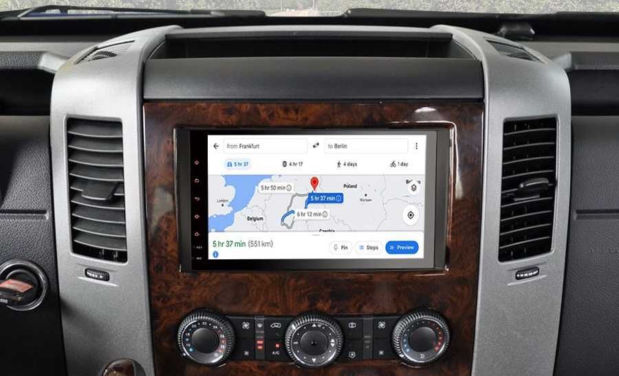Radio DAB GPS WiFi Android VW Crafter Mercedes Sprinter Viano Vito A B