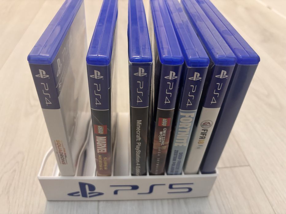 Stojak na 10 gier PlayStation | Podstawka na gry Playstation