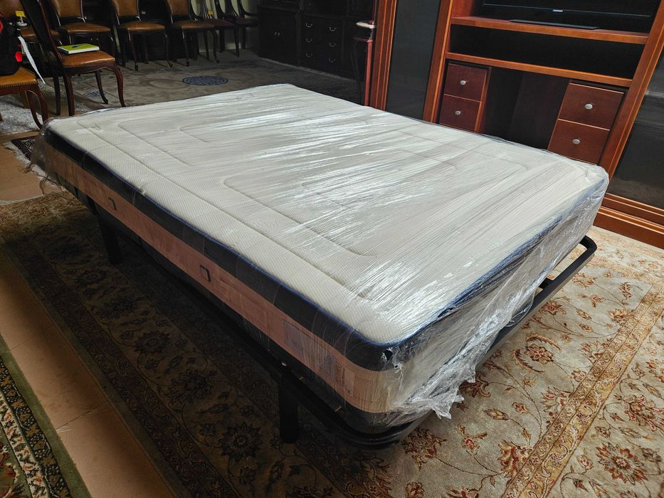 Sommier de casal com excelente colchão - Tudo em óptimo estado