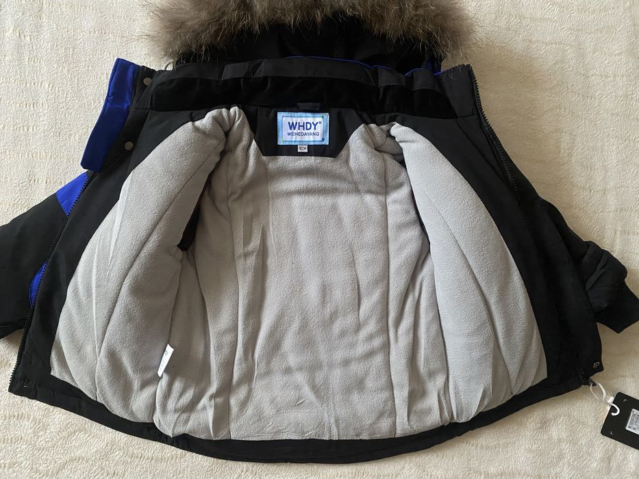 Дитяча зимова куртка на хлопчика/мальчика холлофайбер 98-116