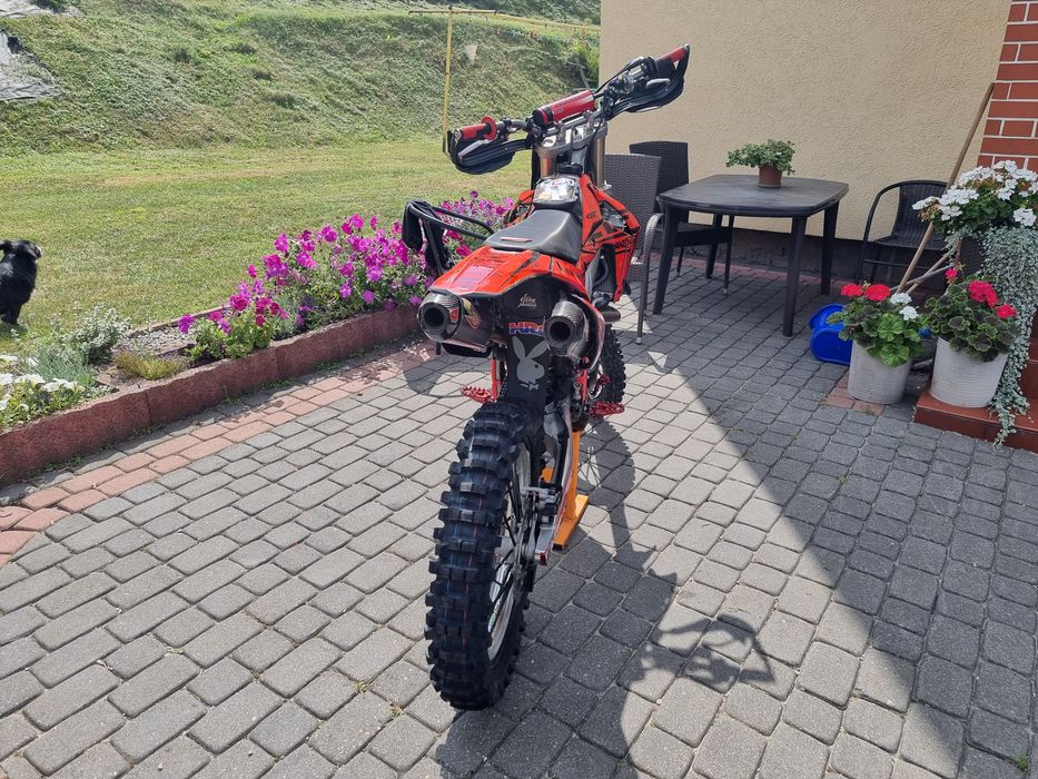 Honda crf 450 pełen ukald wydechowy