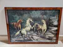 Quadro com cavalos