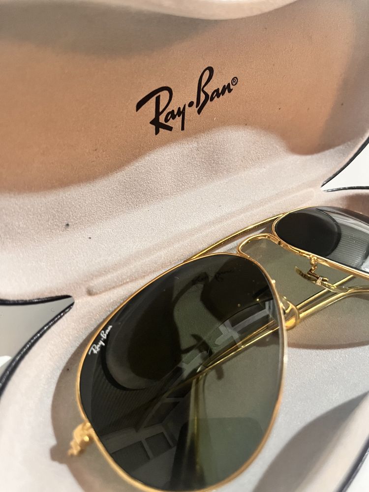 Óculos ray ban aviador lente B&L