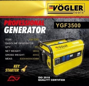 Agregat prądotwórczy VÖGLER GmbH  1- fazowy 2,9 KVA benzynowy,generato