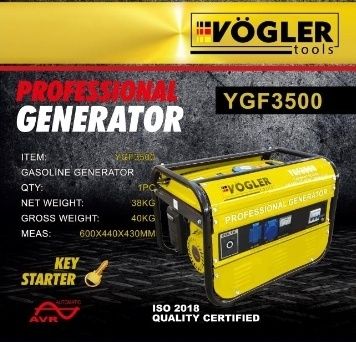 Agregat prądotwórczy VÖGLER GmbH  1- fazowy 2,9 kw benzynowy,generator