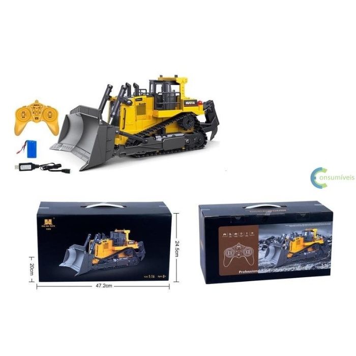 Huina 1569 - RC Bulldozer 1:24 RTR