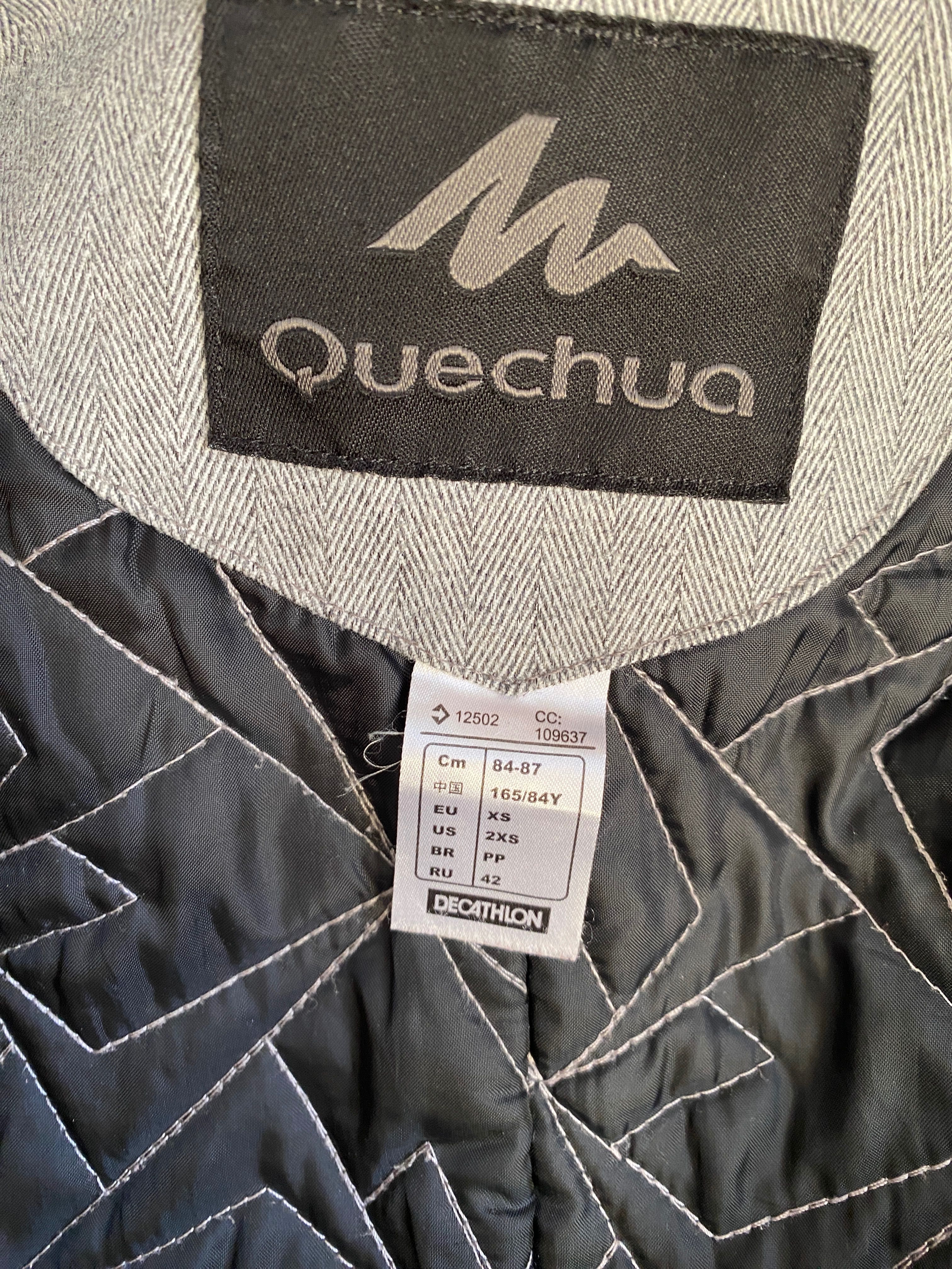 Casaco impermeável cinzento Quechua