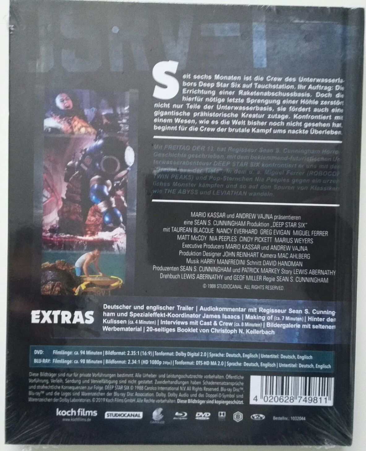 "Obcy z głębin" / "Deep Star Six MEDIABOOK Blu/Ray bez PL LIMITOWANY!
