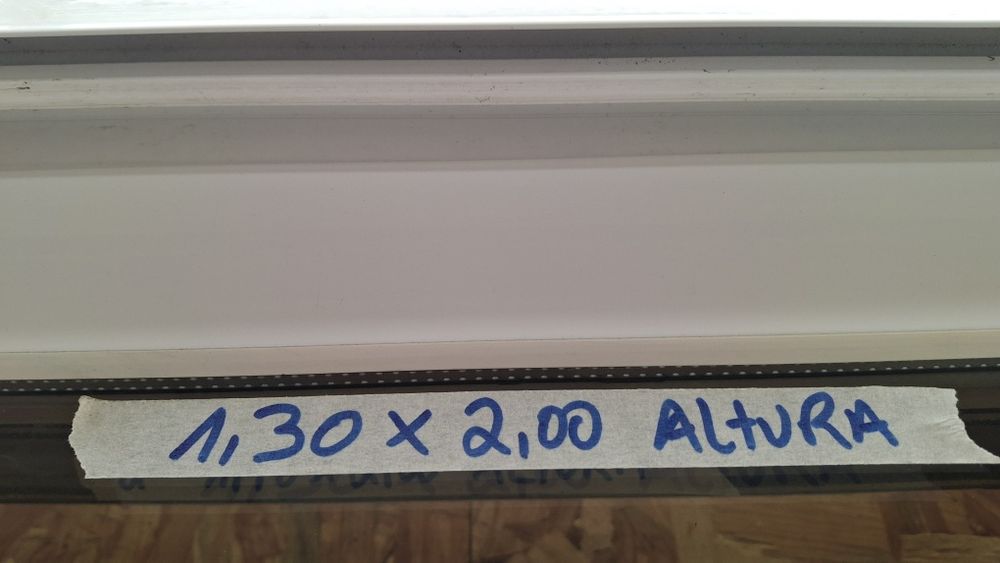 Sacadas aluminio correr vidro duplo