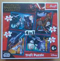 4 w 1, 6+ Puzzle 342 el.Trefl STAR WARS The Rise of Skywalker, IDEALNE